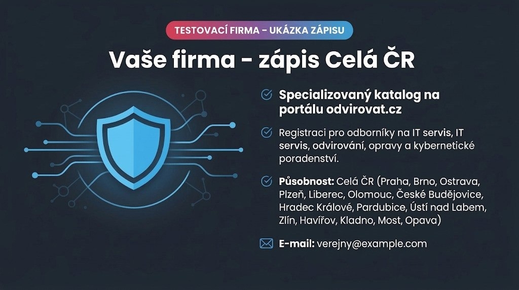 Vaše firma - zápis Celá ČR